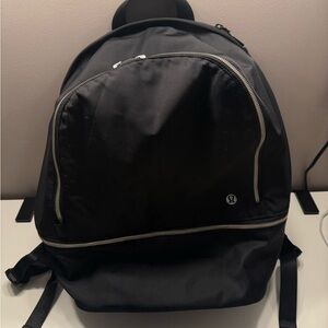 Lululemon Backpack. Silver zippers.